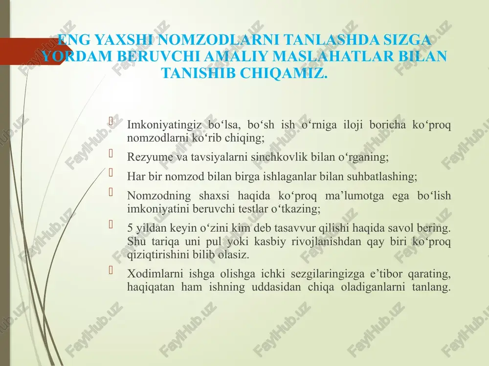 lash eng kam miqdorining bir baravari miqdoridan kam bo‘lmagan ish haqini to‘lab, bandligini ta’minlagan va ular jami ishchilar sonining kamida 20 foizini tashkil etganda, mol-mulk solig‘i va yer solig‘idan imtiyoz berilishi ham belgilanmoqda. mazkur imtiyozlar “20 ming tadbirkor – 500 ming malakali mutaxassis” dasturiga kiritilgan tadbirkorlik subyektlariga (toshkent shahrida ro‘yxatdan o‘tgan tadbirkorlik subyektlari bundan mustasno) bir vaqtning o‘zida “ijtimoiy himoya yagona reyestri”ga kiritilgan fuqarolarni ishga qabul qilganda va kamida bir yil davomida har oy mehnatga haq to‘lashning eng kam miqdorining bir baravari miqdoridan kam bo‘lmagan ish haqi to‘lab, bandligini ta’minlaganda, ular jami ishchilar sonining kamida 20 foizini tashkil etganda berilishi ko‘zda tutilgan. soliq imtiyozlari yer solig’i, mol mulk solig’i imtiyozi miqdori, tadbirkorlik subyektlari tomonidan yangi ish oʻrinlar sonidan kelib chiqib quyidagi miqdorlarda belgilanadi: 51 tadan 100 tagacha yangi ish oʻrni yaratilganda – belgilangan soliq stavkasining 50 foizi; 101 dan 200 tagacha yangi ish oʻrni yaratilganda – belgilangan soliq stavkasining 75 …