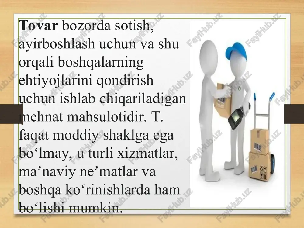 gini oshirish, mijozlarning ehtiyojlarini qondirish va bozor ulushini kengaytirishga yordam beradi. tovar siyosatida innovatsiyalarni amalga oshirishning bir necha usullari mavjud: mahsulotni takomillashtirish: bu mavjud mahsulotlarning sifati, funktsiyasi yoki dizaynini yaxshilashni o'z ichiga oladi. masalan, kompaniya o'z telefonining kamerasini yaxshilash yoki yangi xususiyatlar qo'shish orqali uni takomillashtirishi mumkin. yangi mahsulotlar yaratish: bu butunlay yangi mahsulotlar ishlab chiqarishni o'z ichiga oladi. masalan, kompaniya yangi turdagi telefon yoki kompyuter ishlab chiqarishi mumkin. mahsulot liniyasini kengaytirish: bu mavjud mahsulot liniyasiga yangi mahsulotlar qo'shishni o'z ichiga oladi. masalan, kompaniya o'z telefon liniyasiga yangi ranglar yoki hajmlar qo'shishi mumkin. mahsulotni diversifikatsiya qilish: bu kompaniya o'z faoliyatini yangi mahsulotlar yoki xizmatlarga kengaytirishni o'z ichiga oladi. masalan, kompaniya o'z telefonlari bilan birga aksessuarlar yoki dasturlar ham ishlab chiqarishi mumkin. tovar siyosatida innovatsiyalarni amalga oshirishda kompaniyalar quyidagi omillarni hisobga olishlari kerak: mijozlarning ehtiyojlari: kompaniya o'z mahsulotlarini mijozlarning ehtiyojlariga qarab ishlab chiqarishi kerak. raqobat: kompaniya o'z mahsulotlarini raqobatbardosh qilish uchun …