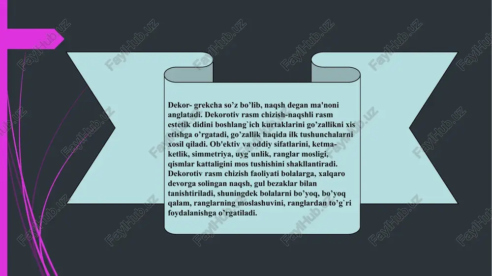 dekorativ rasm va uning xususiyatlari - Page 4
