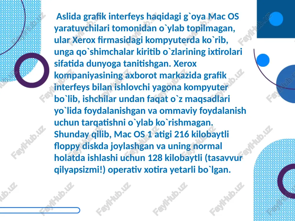 macos operatsion tizimlarining rivojlanishi va ishlash prinsipi - Page 4
