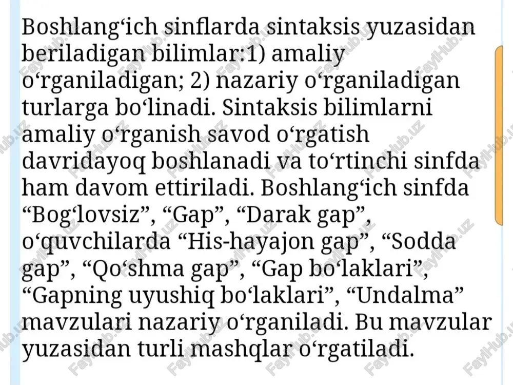 boshlang'ich sinfda sintaksisga oid materiallar - Page 4