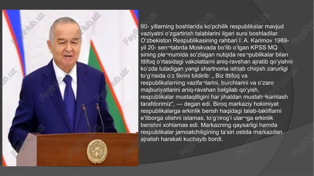 lib chiqishi tarixi, madaniy antropologiya, o'zbekistonda yashovchi turli millat va elatlarning etnologiyasini o'rganish; – mustaqillik davri tarixini o'rganish; – tarixshunoslik va manbashunoslik tadqiqot uslublarini ishlab chiqish. zamonaviy o'zbekiston tarixi metodologiyasining asosiy mezonlari tarixiylik, haqqoniylik, ilmiy ob'yektivlik, milliy va umuminsoniy qadriyatlardan iborat. so'nggi yillarda institut olimlari tomonidan o'tmishni to'liq va xolis tavsiflash uchun ilgari noma'lum yoki taqiqlangan ko'plab manbalar ilmiy muomalaga kiritildi. o'zbek xalqi va davlatchiligi tarixini o'rganishda mahalliy hamda xorijiy tarixshunoslik tadqiqotlariga alohida e'tibor berilmoqda. shuningdek, markaziy osiyo tarixini o'rganish uchun yevropa, aqsh, osiyo va mdhning yirik ilmiy tadqiqot muassasalari bilan o'zaro hamkorlik yildan-yilga rivojlanib bormoqda. so'nggi yillarda institutda etnologiya, qadimiy va o'rta asrlar tarixi, moddiy madaniyat tarixi, shuningdek, o'zbekistonning mustamlakachilik davri tarixi bo'yicha ko'plab ilmiy asarlar yaratildi. jadidchilik, o'zbekistonda sovet hokimiyatiga qarshi kurash tarixi va sho'ro hukumatining qatag'onchilik siyosati, o'zbekistonning ijtimoiy-iqtisodiy va siyosiy tarixi, o'zbek xalqining madaniyat sohasidagi yutuqlari yangicha ilmiy qarashlar asosida tadqiq etilmoqda. mustaqillikdan so'ng o'zbekistonning zamonaviy …