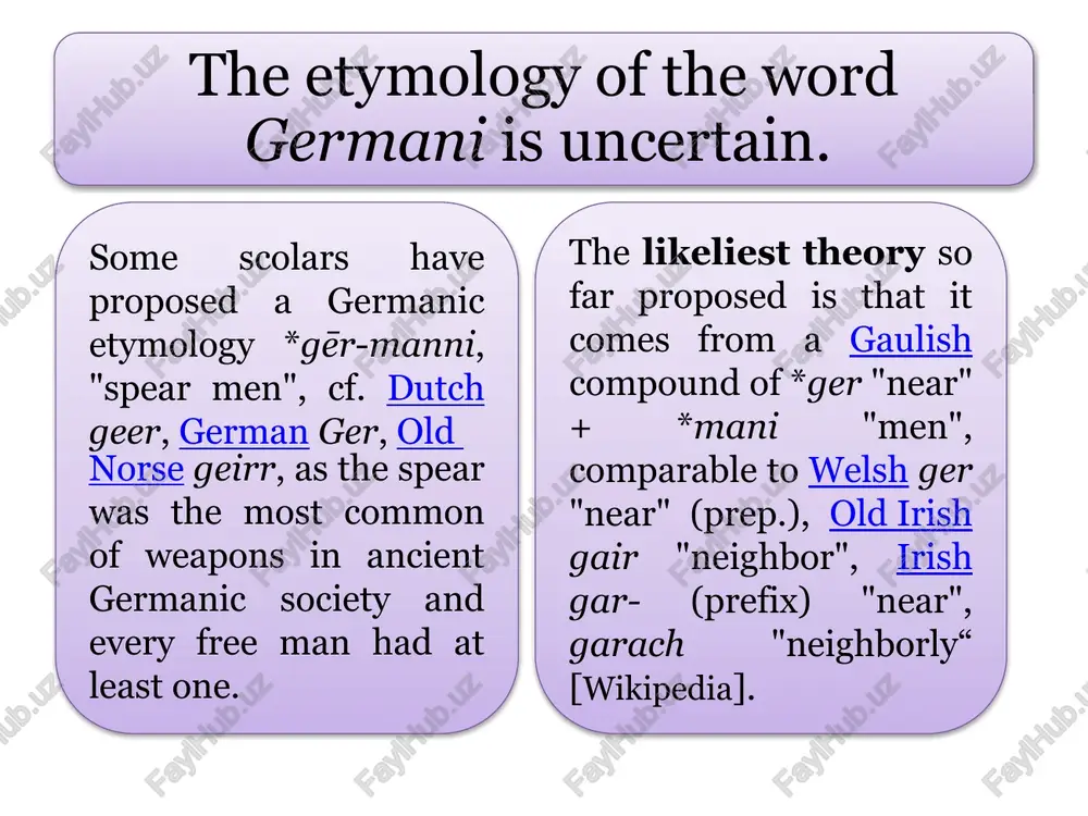 ancient germanic tribesand their classification - Page 4