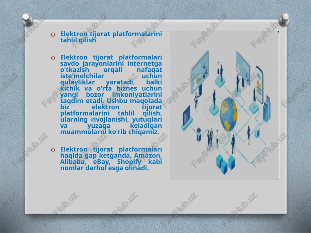 ston respublikasining i - elektron tljorat savdo hajm! ‘satetika portal malumatiga aeasan ~chakana savde haji /docprops/thumbnail.jpeg elektron tijorat platformalari va ularning prinsplari