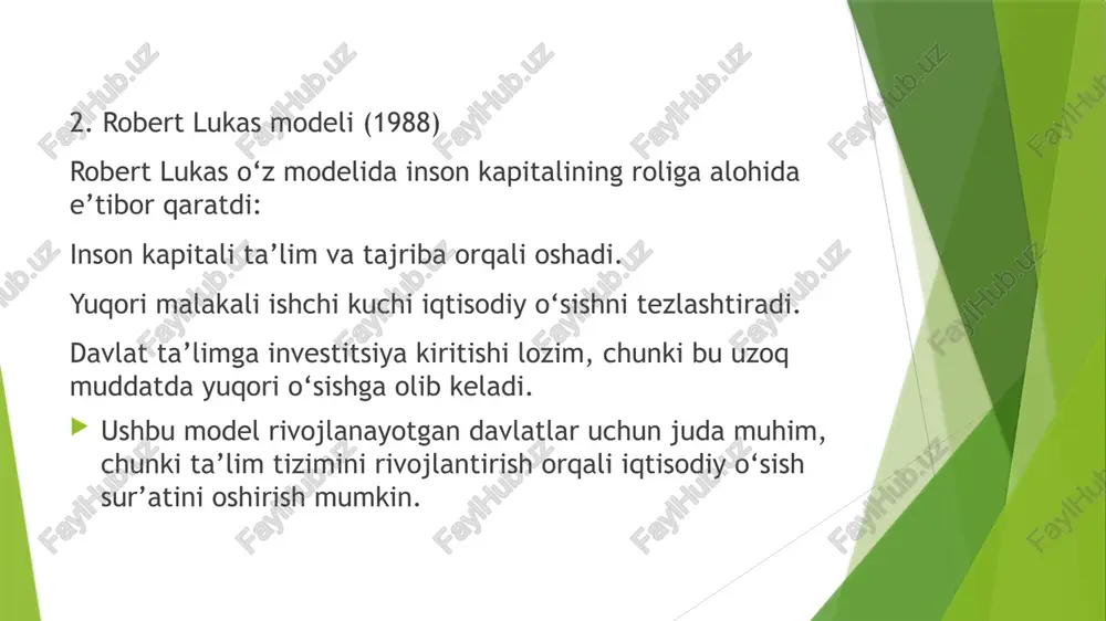 endogen iqtisodiy o‘sish nazariyalari - Page 4