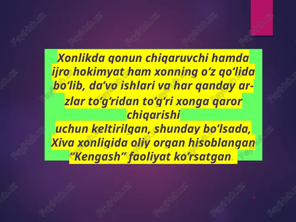 xiva xonligida kengash va devon faoliyati - Page 4