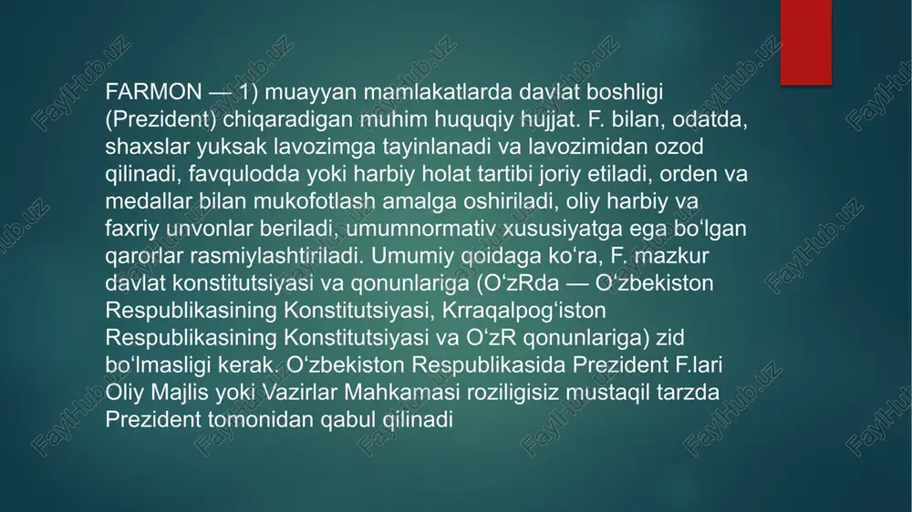 farmoyish ijro etish - Page 4