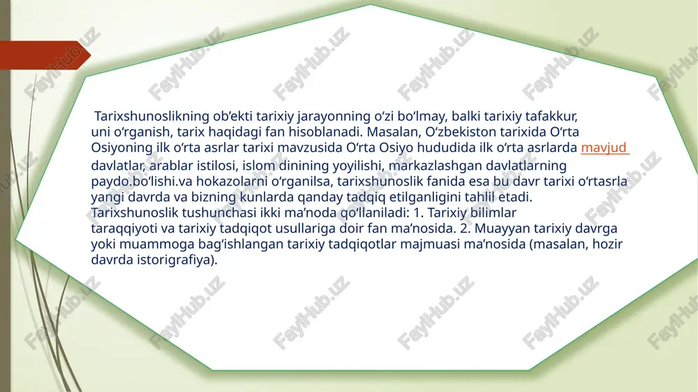tarixshunoslik fanining maqsad va vazifalari - Page 4