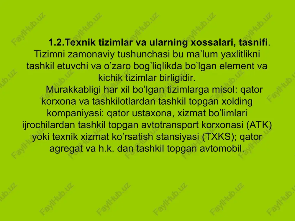 texnik tizimlarni boshqarish fanining vazifalari va maqsadi - Page 4