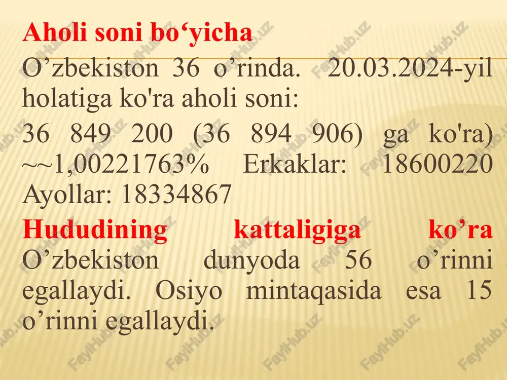 igi, boshqa davlatlarning ichki ishlariga aralashmaslik; xalqaro majburiyatlarni vijdonan bajarish, inson huquqlarini hurmat qilish va himoya qilish va xalqaro huquqning boshqa umume'tirof etilgan tamoyilllari va normalari; xavfsizlikning bo'linmasligi, ochiqlik va pragmatizm, qo'shni mamlakatlar bilan har tomonlama yaxshi qo'shnichilik munosabatlarini rivojlantirish, mintaqaviy va xalqaro hamkorlikni mustahkamlash kabi asosiy tamoyillarga tayangan holda tinchlik, taraqqiyot va farovonlik yo'lida barcha sheriklar bilan hamkorlikni kengaytirishdan manfaatdor. tashqi siyosiy faoliyatning asosiy va birinchi darajali vazifalaridan biri bu 2022 - 2026-yillarga mo‘ljallangan yangi o‘zbekistonning taraqqiyot strategiyasini samarali amalga oshirishdir ushbu maqsadga erishish uchun tashqi siyosat idorasi oldiga quyidagi vazifalar qo‘yilgan: - mamlakatimizda olib borilayotgan demokratik islohotlarni hamda jamiyat va iqtisodiyotni modernizatsiya qilishning jadal jarayonlarini samarali amalga oshirish uchun mumkin qadar qulay tashqi siyosiy shart-sharoitlarni shakllantirish; - markaziy osiyoda tinchlik va barqarorlikni saqlash hamda mustahkamlash, mintaqani xavfsizlik va barqaror taraqqiyot hududiga aylantirish; - jahonning yetakchi davlatlari va xalqaro tashkilotlar bilan strategik hamkorlik qilishning mutanosib, ko‘p qirrali tizimini shakllantirish; …