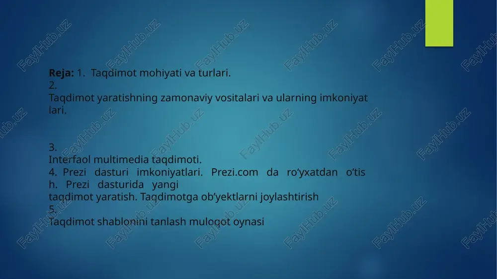 taqdimotlar yaratishning zamonaviy instrumental vositalari - Page 4