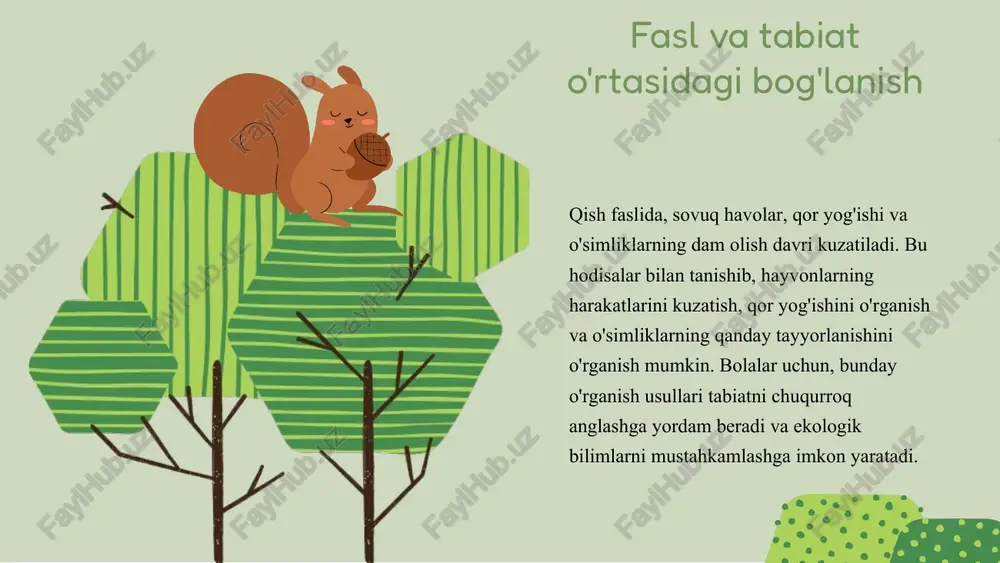 bolalarga qish fasli davlati tabiat hodisalarini oʻrgatish - Page 4