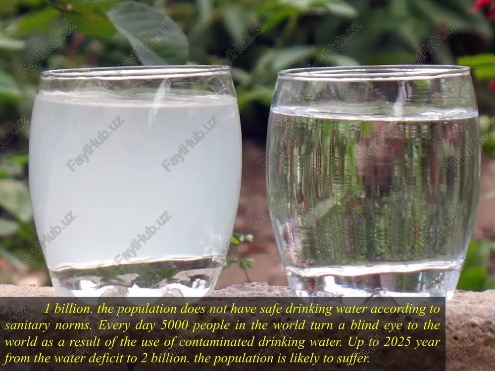 the main methods for improving the quality of drinking water - Page 4