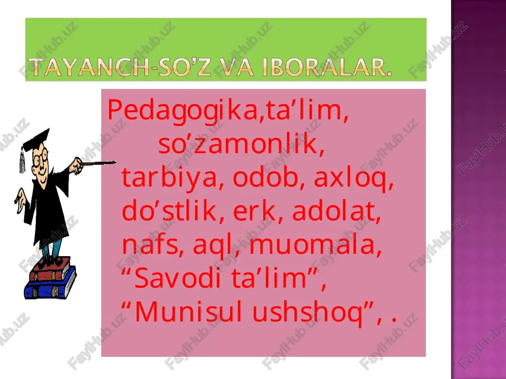 munis xorazmiyning pedagogik qarashlari - Page 4