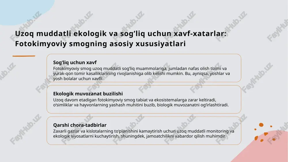 fotokimyoviy smog uning atrof muhitga ta'siri - Page 4