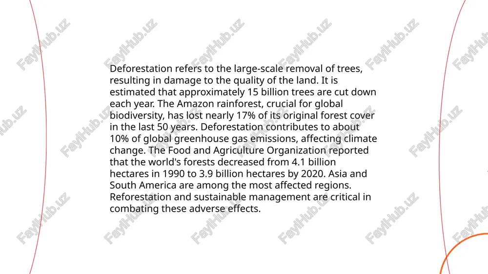 ironmental damage. only about 9% of all plastic produced has been recycled, with the remainder accumulating in landfills or the natural environment. major contributors to plastic pollution include single-use plastics, accounting for 40% of total plastic waste. efforts to combat this issue include international agreements, bans on certain plastic products, and initiatives to enhance recycling rates. ... t.me/slaydai_bot soil degradation is the decline in soil quality caused by factors such as erosion, compaction, nutrient depletion, and pollution. approximately 33% of global soils are moderately to highly degraded due to erosion, salinization, acidification, and chemical contamination. it affects about 1.9 billion hectares worldwide. annually, soil erosion rates reach approximately 24 billion tons, resulting in a loss of about 0.3% of global cropland productivity. in africa, roughly 65% of agricultural land suffers from degradation. soil compaction affects around 68 million hectares in europe. nutrient depletion, mainly due to poor farming practices, affects …