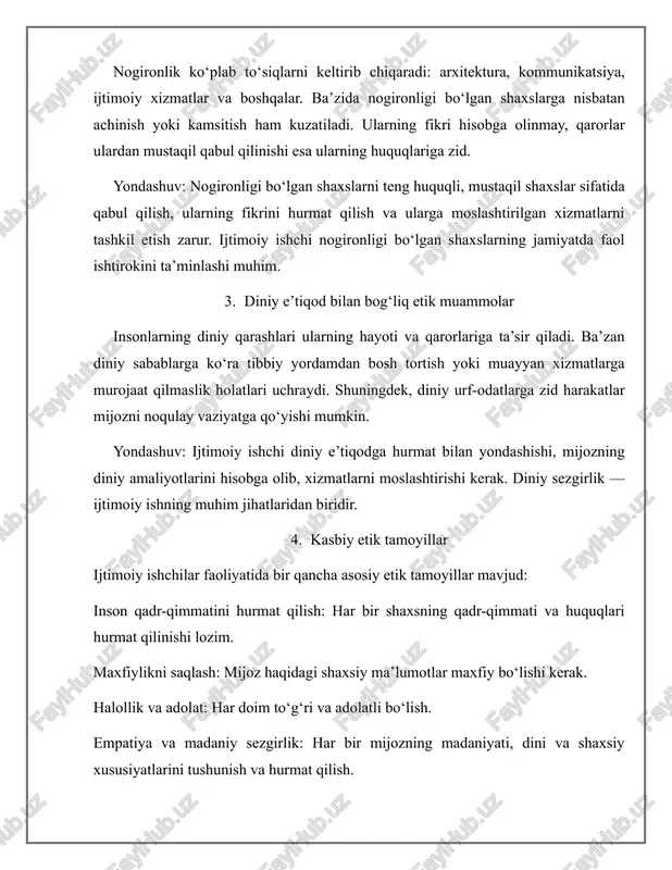 turli guruhlar bilan ishlashda etik muammolar - Page 4