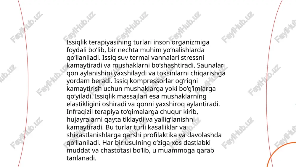 issiqlik bilan davolash muolajalarini amalda qollash - Page 4