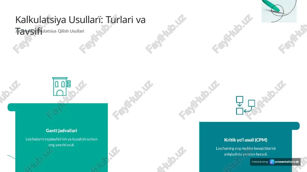 jarayonli kalkulatsiya qilish usullari - Page 4