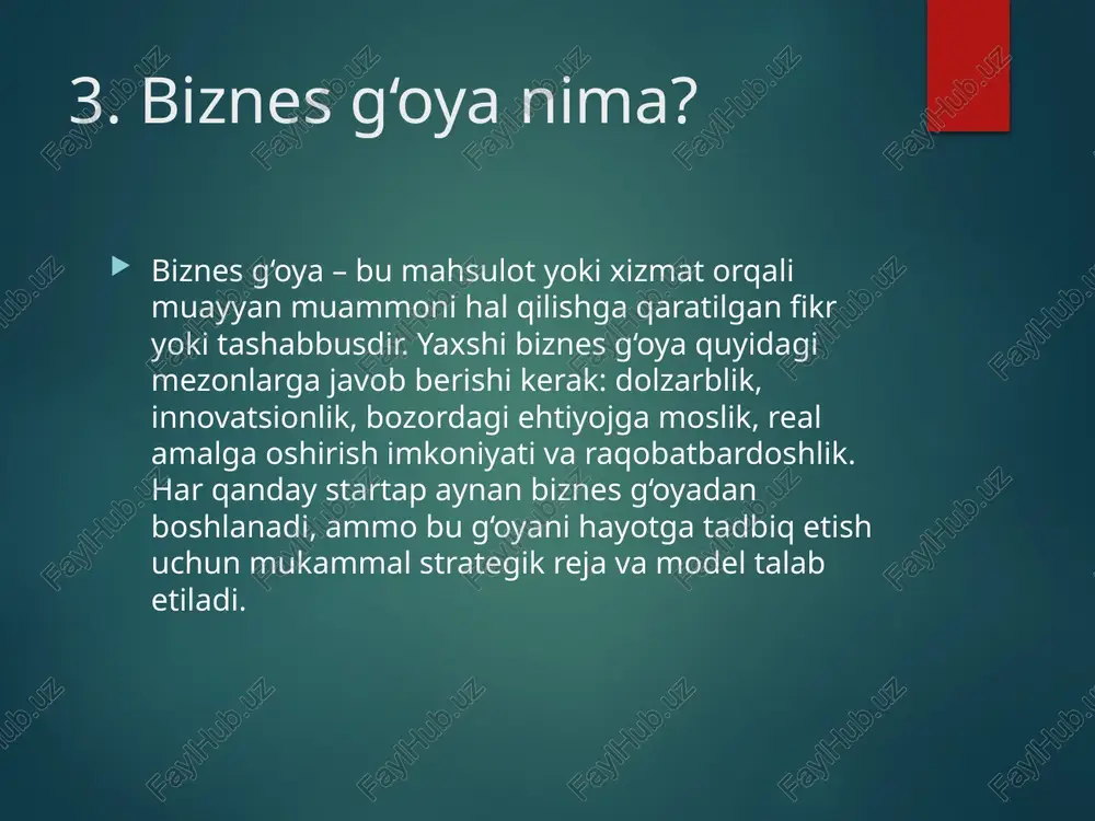biznes g‘oya va modeli - Page 4