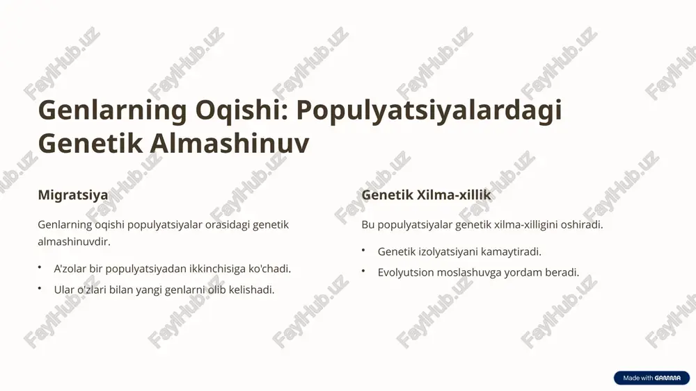 evolyutsiyaning genetik asoslari - Page 4