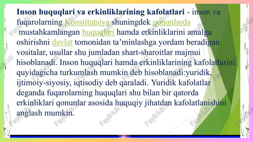 o'zbekiston respublikasining konstitutsiya fanidan tayyorlagan mustaqil ishi - Page 4