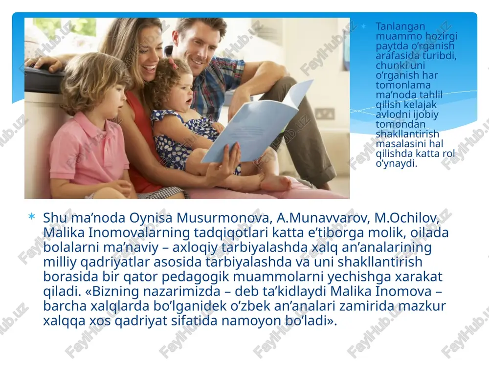 ir so’z bilan aytganda o’zligini anglash, erkin va ozod jamiyatda yashash, mustaqil davlatimizning jaxon hamjamiyatiga munosib o’rin egallashi uchun fidoiylik bilan qarashi mumkin. shunday ekan har birimiz vatanimiz, millatimiz erkinligi va ozodaligi uchun ilm – ma’rifat bilan kurashimiz, biz yoshlarning oldimizga qo’ygan asosiy maqsadimiz bo’lmog’i lozim. sir emaski har qaysi davlat, har qaysi millat nafaqat yerosti va yerusti tabiiy boyliklari bilan, harbiy qudrati va ishlab chiqarish bilan saloxiyati bilan balki birinchi navbatda o’zining yuksak madaniyati va ma’naviyati bilan kuchlidir. inson moddiy jixatdan qanchalik boy bo’lmasin ammo ma’naviy jixatdan qashshoq bo’lsa u ilm ma’rifatga erisha olmaydi va shu bilan birga komil shaxs bo’la olmaydi. prezidentimiz ta’kidlaganidek «vatanimiz azaldan bashariyat tafakkur xazinasida unutilmas xissa qo’shib kelgan. asrlar mobaynida xalqimizning yuksak ma’naviyat, adolatparvarlik, ma’rifatparvarlik kabi ezgu fazilatlari sharq falsafasi va islom dini ta’limoti bilan uzviy ravishda rivojlanadi va o’z navbatida falsafiy axloqiy ta’limotlar ham xalqimiz dahosidan bahra olib boyib boradi». lekin odam nafaqat …