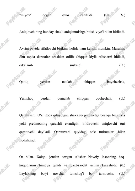 raja-miqdor holi deyiladi. masalan: yigirma uch gul fasli, bargday umrimdan o'chdi. (u.a.) mard bir marta o'ladi, nomard ming marta. (maqol.) ko'p o'yla, kam so'yla. (maqol.) sabab holi. ish-harakatning bajarilish sababini bildiruvchi hol sabab holi deyiladi. masalan: ne uchun sevaman o'zbekistonni, tuprog'in aylab ko'zga to’tiyo. (a. 0.) mustaqillik bo'lgani uchun biz dunyo hamjamiyatiga a'zo bo'ldik. (gazetadan.) sen bor uchun men bu yerlarga keldim.elmurod xursandligidan tez-tez qadam bosib ilgari yurib ketdi. (p. t.) o'zi seni nega sevdim, buncha bo'lmasam ojiz.