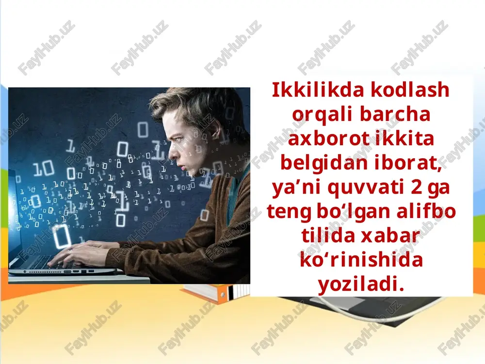 axborotlarni kompyuterda tasvirlanishi mavzusini o'qitish metodikasi - Page 4