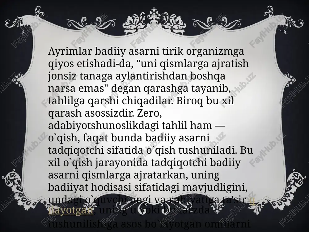 badiiy asarda mavzu va g'oya hikoya tahlili - Page 4