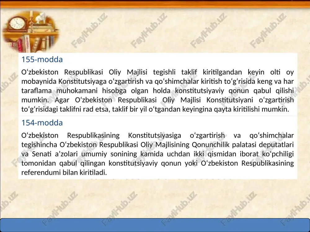 konstitutsiya o’garishi va qo’shimchalar kiritish - Page 4