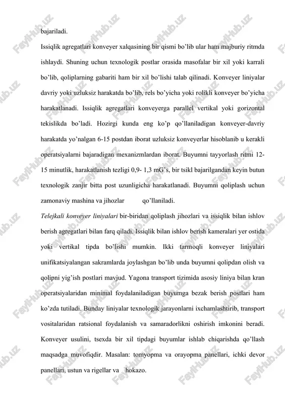 gʻma temirbeton konstruksiyalar k. ham paydo boʻla boshladi. endilikda qurilishni yigʻma temirbeton konstruksiyalar k. siz tasavvur etib boʻlmaydi. monolit temirbeton konstruksiyalar k. poydevorlar, gidrotexnika va melioratsiya inshootlari, rezervuarlar, suv bosimi minoralari, bunker va silos minoralari qurishda ishlatiladi. ayniqsa, zilzilabardosh imoratlarni qurishda juda qoʻl keladi, chunki poydevor, ustun, toʻsin va yopmalarning yaxlit holda ishlanishi binoning zilzila bardoshligini taʼminlaydi. yigʻma temirbeton konstruksiyalar k. ixtisoslashgan zdlarda, mexanizatsiyalashgan ochiq poligonlarda yoki qurilish maydonlarida tayyorlanadi va inshoot kuriladigan joyga tashib keltirilib, koʻtarish kranlari vositasida yigʻiladi (montaj qilinadi). yigʻma temirbeton konstruksiyalar k. ning monolit konstruksiyalardan afzalligi shundaki, qolip tayyorlash uchun ketadigan mehnat va yogʻoch sarfi bir necha marta qisqaradi (oʻzbekistonda yogʻoch kamligi uchun buning ahamiyati katta), qurilish muddati kamayadi va narxi ham ancha arzonlashadi, konstruksiyalarning sifati ortadi. metall va yogʻoch konstruksiyalarga nisbatan yigʻma temirbeton konstruksiyalar k. chidamliligi, olovbardoshligi hamda zanglashga chidamliligi bilan farqlanadi. sanoat, uyjoy va fuqaro qurilishi uchun temirbeton qoziqlar, poydevor bloklari, ustunlar, toʻsinlar, ferma …