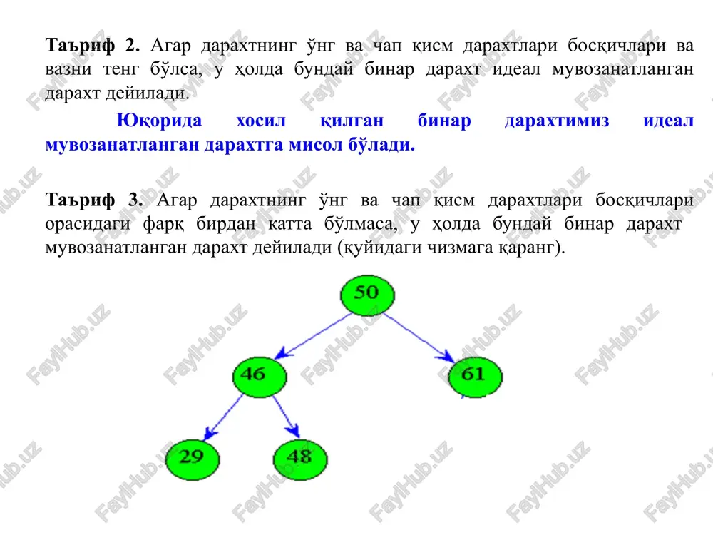 binar daraxtlar va undagi amallar - Page 4