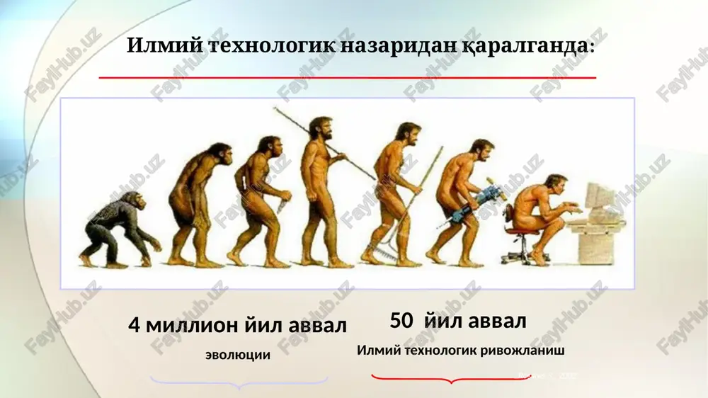i, ko'rishni buzilishi, hamda psixonevrologik buzilishi, kayfiyatni o'zgarib turishi, uyquchanlik, gipo yoki gipertermiya, tashnalik, ishtahani baland bo'lishi, ayniqsa kunning ikkinchi yarmida, kechasi ochiqib qolish kuzatiladi. ayollarda - gipomenoreya yoki ikkilamchi amenoreya yoki menoletrorrigiya (giperestrogeniya periferik genezli), birlamchi yoki ikkilamchi bepushtlik; girsutizm, seboreya, ba'zan alopetsiya, diffuz fibroz - kistozli mastopatsiya holati bo'lishi mumkin. erkaklarda potentsiyani pasayishi, sut bezlarini kattalashishi, kamroq xollarda yuzda va tanada sochlarning o'smasligi. semizlikni kanday aniklaymiz tana vazn indeksi (tvi) – bu kursatkich buy va vazn urtasidagi nisbatan norma eki patologiyani bor yukligini aniklaydi taliya aylanmasi – (ta). normada aellarda 80 sm kam bulishi kerak, erkaklarda esa 94 sm dan. boldir aylanmasi – (ba)sm ta/ba, aellarda = 94 sm >= 102 sm aellarda >= 80 sm >= 88 sm obrazets teksta vtoroy uroven tretiy uroven chetvertiy uroven pyatiy uroven energiyani tashqi muxitdan organizmga kirishi energiyani sarflash jismoniy faollik: 25-30% ovqatlanish : 5-10% asosiy modda almashinuvi: 50-60% energiya balansi …