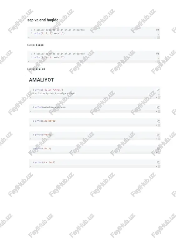 python tilining sintaksisi - Page 4
