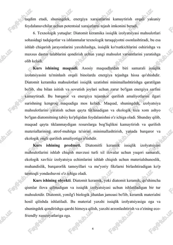 sadida har xil qo‘shimchalar qo‘llaniladi. bularga plastilikni kamaytiradigan va oshiradigan, g‘ovak hosil qiladigan, erish haroratini pasaytiradigan qo‘shimchalar kiradi. giltuproq deb, suv bilan aralashtirganda plastik xamir hosil qiladigan, pishirgandan keyin toshsimon holatga o‘tadigan tabiiy cho‘kindi tog‘ jinslariga aytiladi. giltuproqlar tarkibida dala shpati bo‘lgan tog‘ jinslarining emirilishi natijasida hosil bo‘lgan. (masalan: granitlar, gneyslar, porfirlar va h.k.) kimyoviy tarkibiga ko‘ra giltuproqlar suvli alyumosilikatlar bo‘lib, quyidagi umumiy formula bilan ifodalanadi. nal2o3msio2pn2o giltuproqning mineralogik tarkibi quyidagilardan iborat: kaolinit – al2o32sio22n2o -zarrachalarining o‘lchami 0,01 mm dan kichik bo‘lib qizdirganda tarkibidagi suv tez ajraladi. kaolinitli giltuproqlardan keramik massa tayyorlashda kam suv talab qilinadi, ulardan tayyorlangan buyumlarni quritish oson, pishirish davomidagi kichrayishi kam, pishirilgan buyumlarning rangi oq bo‘ladi. tarkibi asosan kaolinit mineralidan iborat bo‘lgan giltuproq kaolin deb ataladi. giltuproq tarkibida kaolinitdan tashqari montmorillonit - al2o34sio2nn2o, g‘alluzit - al2o32sio24n2o, beydellit al2o33sio2nn2o, gidroslyuda kabi minerallar bor. giltuproq zarrachalarining o‘lchami 0,005 mm dan kichik bo‘lib, uning mayinligi plastiklik va boshqa xossalariga …
