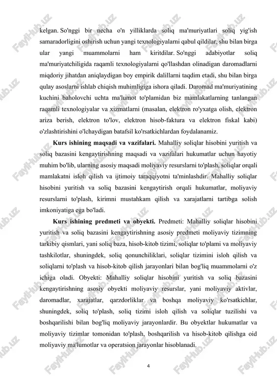 asalalardan biri byudjet daromadlarini shakllantirishning mohiyati va uning printsiplarini aniqlashdan iborat. bu masalalarga aniqlik kiritmasdan va ularga nisbatan o’zimizning qat’iy pozitsiyamizga ega bo’lmasdan turib byudjet daromadlarini shakllantirishda mahalliy soliqlar rolini oshirish masalasini oqilona hal qilishning iloji yo’q. shunday bo’lishiga qaramasdan byudjet daromadlarini shakllantirishning mohiyatini aniqlashni byudjet daromadlarining mohiyatini aniqlamasdan turib tasavvur qilib bo’lmaydi. shu sababli quyidagilarga e’tibor qaratish maqsadga muvofiq. · byudjet daromadlarining mohiyatini yoritish; · byudjet daromadlarini shakllantirishning mohiyatini aniqlash; · byudjet daromadlarini shakllantirish printsiplarini tahlil qilish. haqiqatdan ham byudjet daromadlarini shakllantirish va unda mahalliy soliqlarning rolini oshirish masalasini oqilona hal etish uchun, avvalo, ana shu yuqorida keltirilgan masalalarga jiddiy e’tibor bermoq lozim. byudjet daromadlarining mohiyatini ifodalash maqsadida yuqorida keltirilgan ta’riflardan, ko’rinib turibdiki, eng avvalo, ular shaklan bir-biridan tubdan farq qiladi. lekin shunday bo’lishiga qaramasdan, ular mazmunmohiyati jihatidan bir-biridan uncha uzoq emas va shuning uchun ham ular birbirlaridan mohiyatan keskin farq qilmaydi. chunki ularning barchasida byudjet daromadlarining byudjetga jalb …