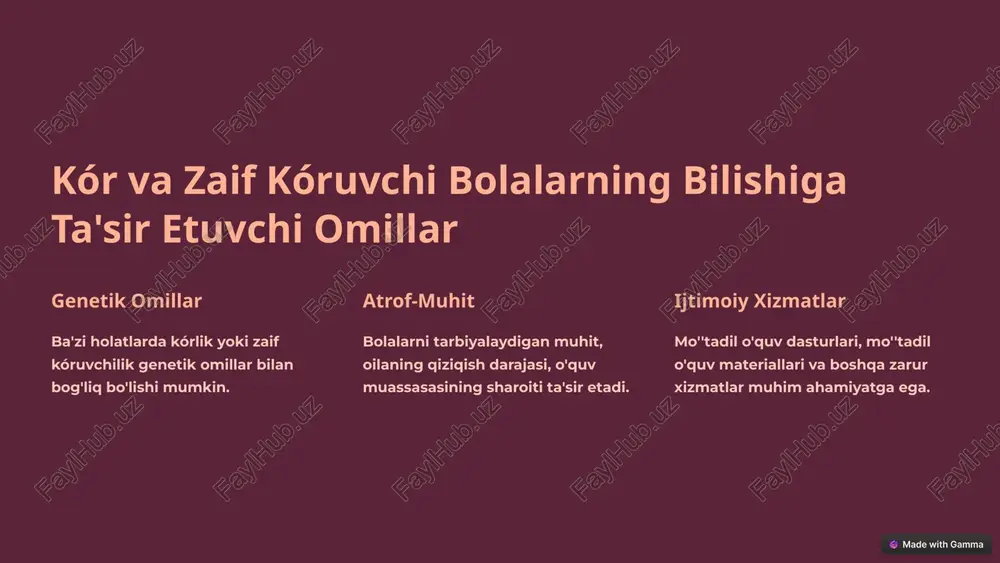 kór va zaif kóruvchi bolalarning bilish faoliyati - Page 4