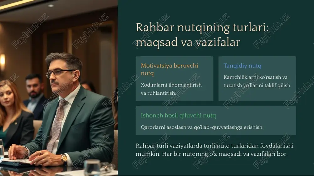 nutq madaniyatining rahbar faoliyatida oʻrn va ahamiyati - Page 4