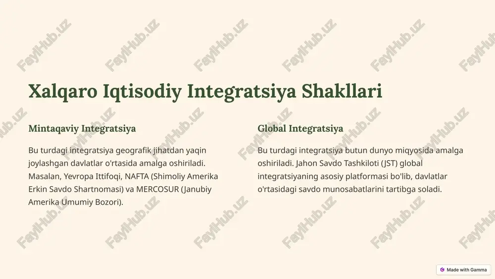xalqaro iqtisodiy integratsiya jarayonlari - Page 4