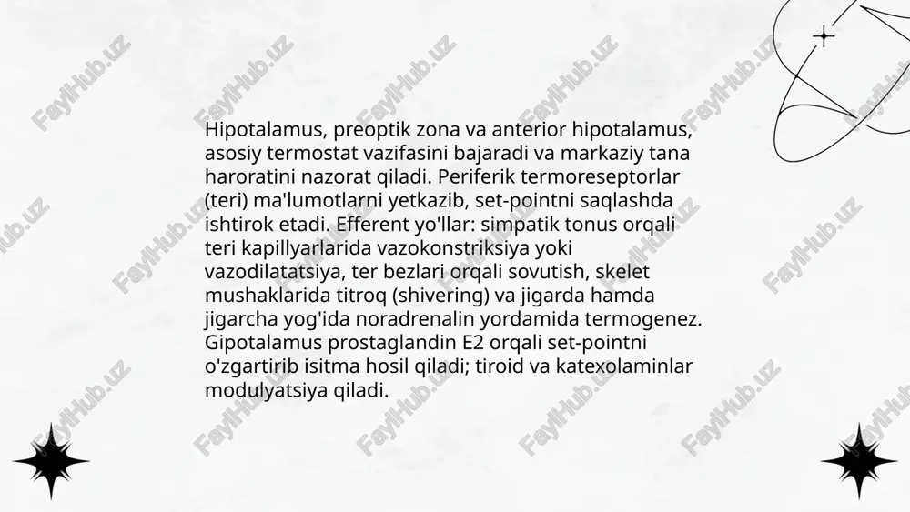 organizmning termoregulyatsiya mexanizmlari - Page 4