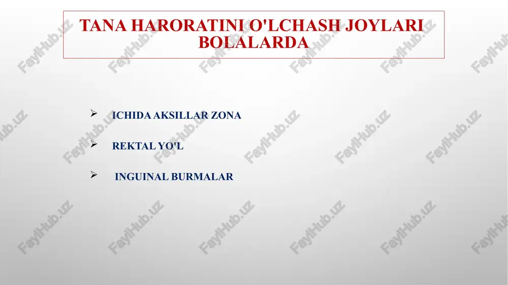 rqali yoki rektal ravishda 15 mg/kg; ibuprofen bitta doz 5 - 6 yoshdan oshgan bolalar uchun 10 mg/kg; oq isitma ichida paratsetamol va ibuprofenni qo'llash mumkin bo'lmagan yoki bo'lmagan taqdirda ehtimol kirish: 50% eritma metamizola natriy (analgin)),/m 1 yoshgacha bo'lgan bolalar 0,01 ml/kg miqdorida, 1 yoshdan katta-hayot yili uchun 0,1 ml + 2% papaverin eritmasi, ichida/m bolalar 1 gacha 0,1 - 0,2 miqdorida yil ml, eski yillar - yiliga 0,1-0,2 ml yoki 2% eritma drotaverin, ichida/m bolalar 0,01 ml/kg miqdorida 1 yilgacha, 1 yoshdan katta-hayot yili uchun 0,1 ml + 2% eritma xloropiramin (suprastin), ichida/m 1% eritma difenhidramin (difengidramin) yoki 2,5% eritma prometazin (pipolfen) 1 yoshgacha bo'lgan bolalar 0,01 ml/kg dozada, eski 1 yil-hayot yiliga 0,1 ml, lekin ko'p emas 1ml oq isitma ichida ish febril konvulsiyalar: toza havo yoki kislorodli terapiya bilan ta'minlang kirish: ichida/m yoki ichida/0,5 da% eritma diazepam tana vazniga 0,1 ml/kg miqdorida, lekin 2 ml dan …