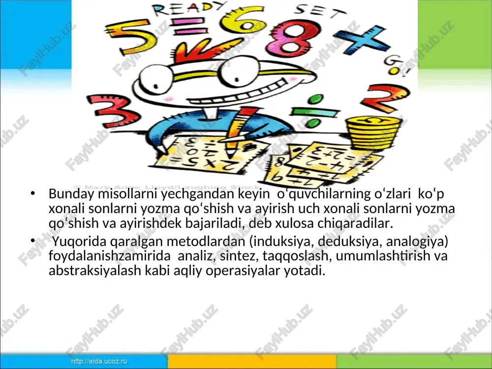 analogiya usulida xulosa chiqarish - Page 4