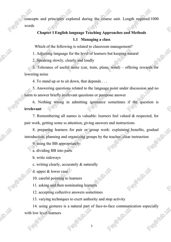 ual method 4. humanistic approaches a. community language learning (cll) b. the silent way c. suggestopedia d. total physical response (tpr) 5. communicative language teaching carefully reading each of the principles and features of each elt method and taking the palestinian teaching-learning context in consideration, try to identifying the main weaknesses and strengths of each method in relation to: 1. level of focus on language skills (reading, writing, listening and speaking) 2. level of focus on language sub-skills (grammar, vocabulary, pronunciation and spelling) 3. teacher’s role 4. learner’s role 5. level of focus on affective factors 6. level of focus on thinking skills 7. types of activities and exercises used in class 8. other comments222.1 2grammar translation-method the grammar translation method was originally used to teach latin and greek in the 19th century. it was common method for many decades before 1970. its primary focus is on memorization of grammar …