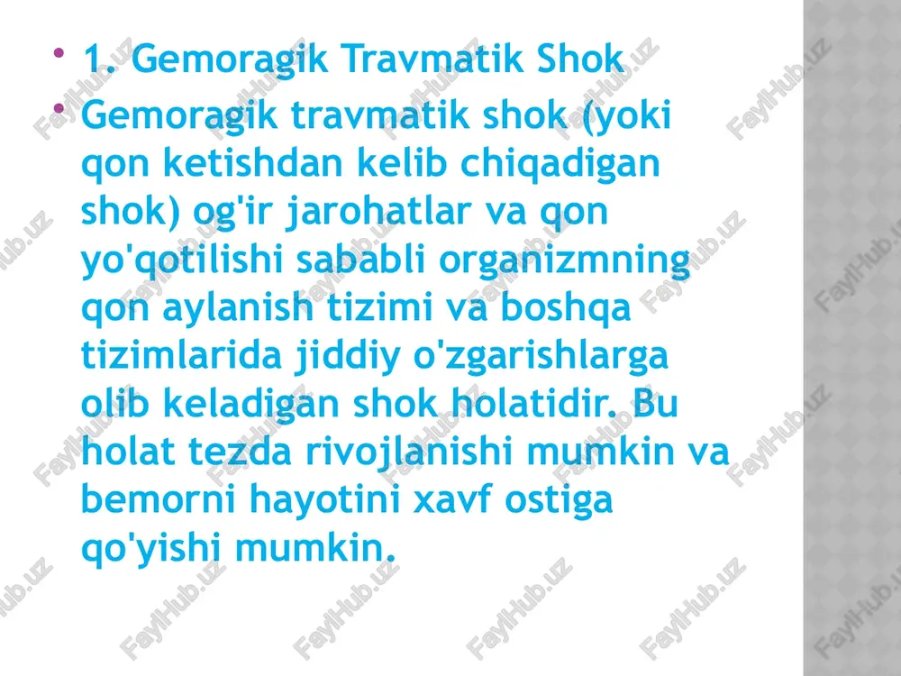 gemoragik travmatik va anafilaktik shok - Page 4