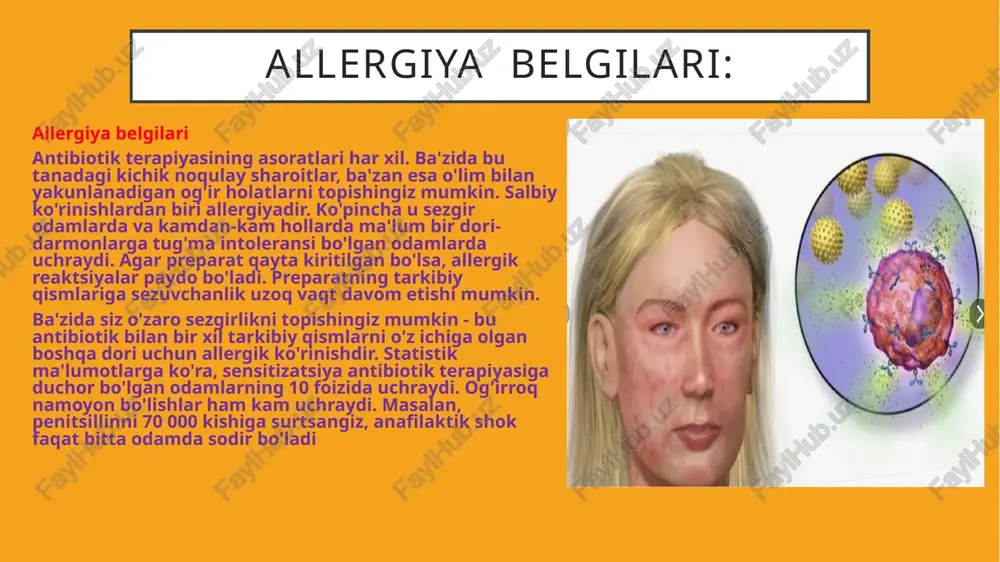 siz oshqozon-ichak traktining normal mikroflorasini yo'q qilsangiz, tana tashqi muhit va zararli mikroblarga nisbatan himoyasiz bo'ladi. biror kishi ich qotishi, diareya, meteorizmdan aziyat chekadi. kabızlık uzoq va tez-tez bo'ladi, oshqozon kuchli shishish bilan bezovtalanadi, qichishish anusda seziladi, axlat suyuq va yoqimsiz hidga aylanadi. disbakterioz ko'ngil aynish va zaiflik, ishtahaning yo'qolishi va uyqu buzilishi bilan birga bo'lishi mumkin. *bolalar bezovta, doimo yigʻlaydilar va harakat qiladilar. oshqozondagi noqulaylik tufayli chaqaloq oyoqlarini ko'kragiga bosishga harakat qiladi. *atrofdaanusda terining qizarishi va tirnash xususiyati ko'rinadi. *disbakteriozni zudlik bilan davolash kerak, ammo bu eng yaxshisi barcha kerakli tekshiruvlarni o'tkazadigan va tanangizga mos keladigan ratsional davolanishni tayinlaydigan tibbiy mutaxassislar yordamida amalga oshiriladi. *tashxis najasni bakteriologik tekshirish, kolonoskopiya (to'g'ri ichakni bir metrga maxsus asbobni kiritish orqali tekshirish), sigmoidoskopiya (qurilma 30 santimetrga kiritilganda to'g'ri ichak ham tekshiriladi), parietal florani tahlil qilish. o'tkazildi. *disbakteriozning rivojlanish darajasi zararli mikroorganizmlarning ko'payish darajasiga bog'liq. antibiotiklar va yangi tug’ilgan chaqaloqlar antibiotiklar va yangi tug'ilgan …
