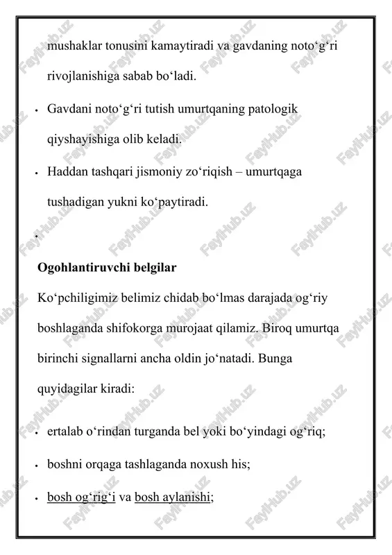 umurtqa yallig'lanish va degenarativ distrofik kasalliklari - Page 4