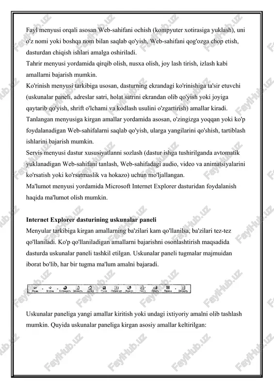 keyinchalik "tanlangan" papkasiga kirganda, undagi web-sahifalar ro'yhatida mazkur web-sahifa nomini ko'rish mumkin. endi bu web-sahifani chiqarish uchun uning ro'yxatdagi nomini tanlash kifoya. y.larda internet tizimini boshqarish borasida tub oʻzgarishlar yuz berdinternet internet - bu jahon kompyuter tarmoqlari majmuidir. internet kupgina imkoniyatlarga ega. internet imkoniyatlari bilan to`laroq tanishish maqsadida uning tarixiga sayoxat qilamiz. 1960 - yillari karib mojarosidan so`ng, aqshning ilmiy markazlaridan biri bo`lgan rand corporation korxonasi, birinchi marta butun mamlakatni qamrab oladigan markazlashmagan kompyuter tarmog`ini yaratishni taklif qildinternet bu loyixani amalga oshirishdan maqsad xarbiy muassasalar, ilmiy va o`quv markazlari kompyuterlarini bir tarmoqqa birlashtirishni markazlashtirish edinternet maqsad yadro quroli hujumida ham, tarmoqning bir necha qismi ishdan chiqqan xolda ham ishlash faoliyatini saqlab qoladigan sistemani yaratish edinternet bunday sistemani tarmoqlar soni ko`p bo`lgandagina amalga oshirsa bo`lar edinternet shunday qilib, internet asos solindinternet 1964 - yili 4 tarmoqdan iborat aqshning eng nufuzli tekshirish institutlarida joylashgan arpanet tarmog`i yaratildinternet boshida olimlarnnig tadqiqot ishlarida foydalanilgan …