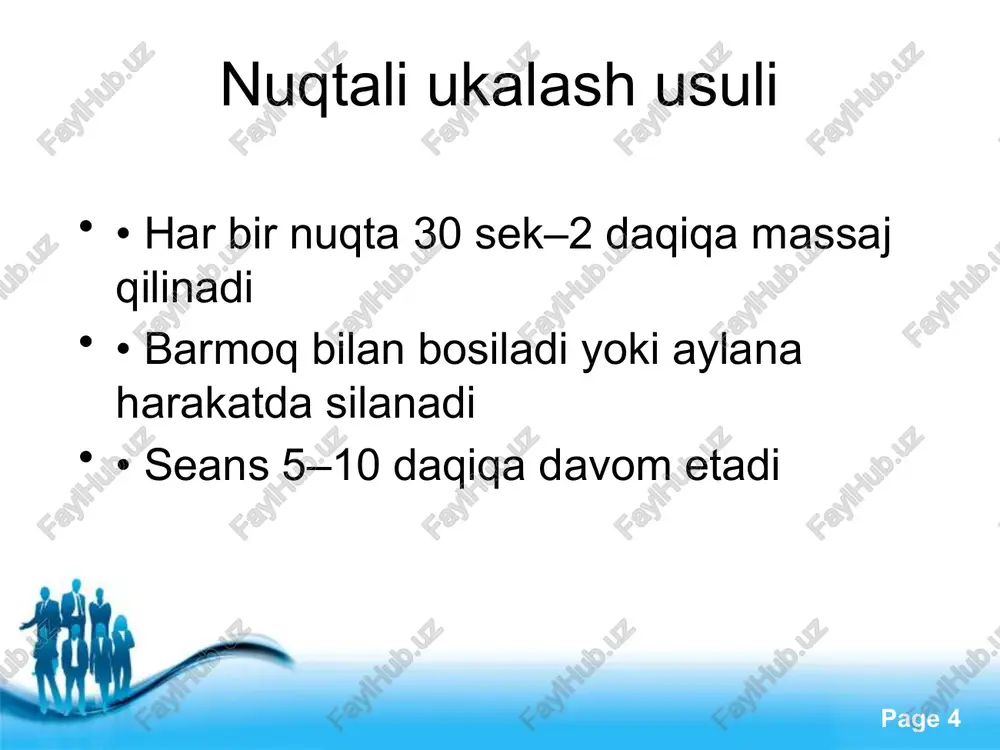 nuqtali ukalash (akupressura) - Page 4