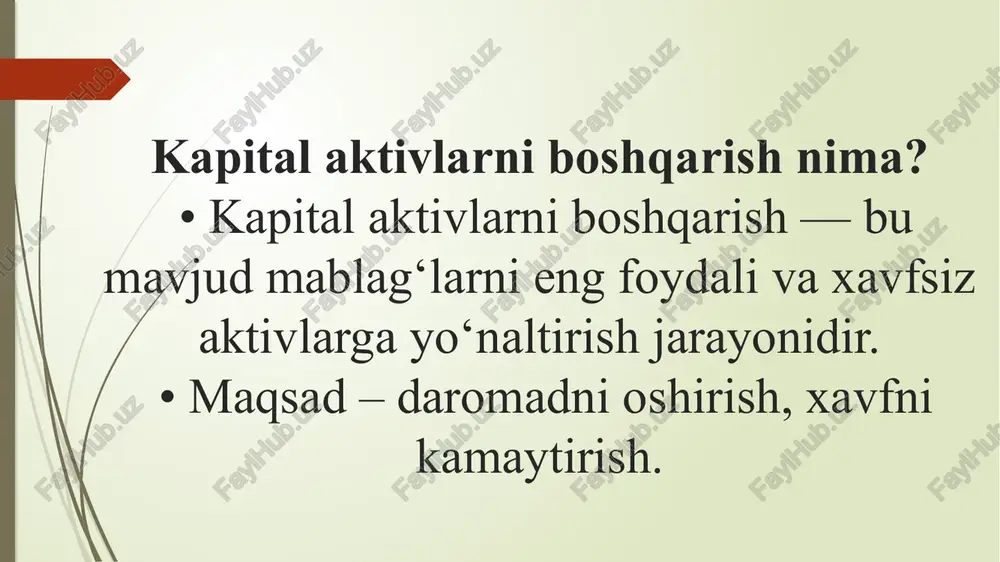 kapital aktivlarni boshqarish modeli - Page 4